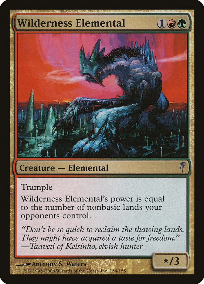 Wilderness Elemental - Foil