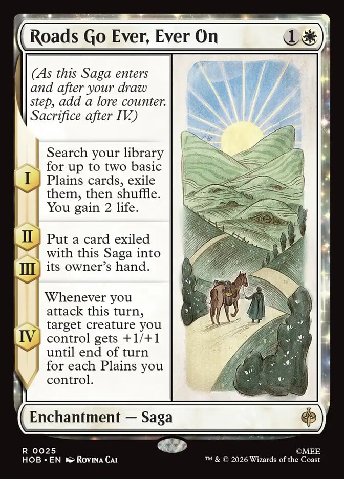 Roads Go Ever, Ever On - Foil