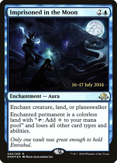 Imprisoned in the Moon - Foil - Prerelease Promo