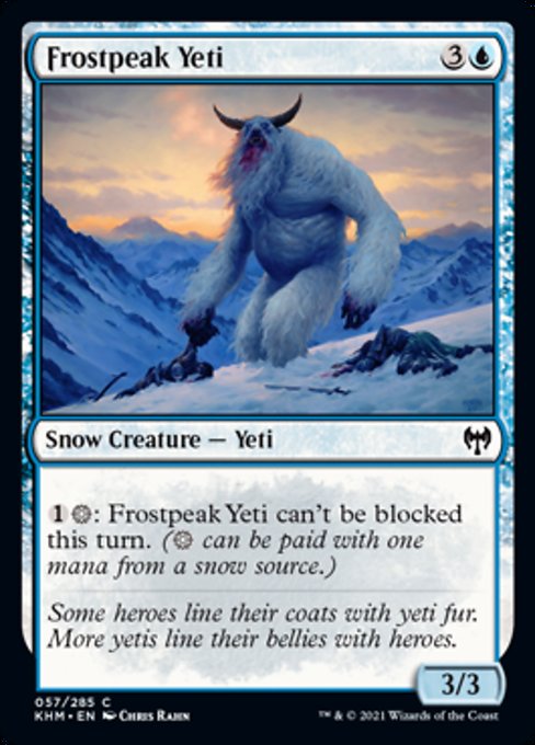 Frostpeak Yeti - Foil