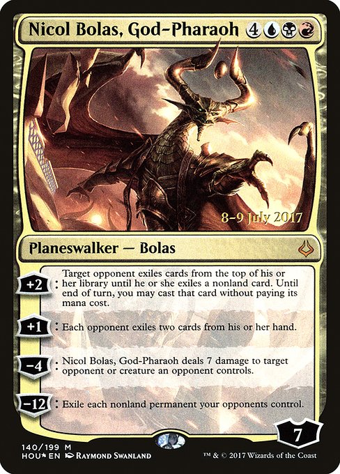 Nicol Bolas, God-Pharaoh - Foil - Prerelease Promo
