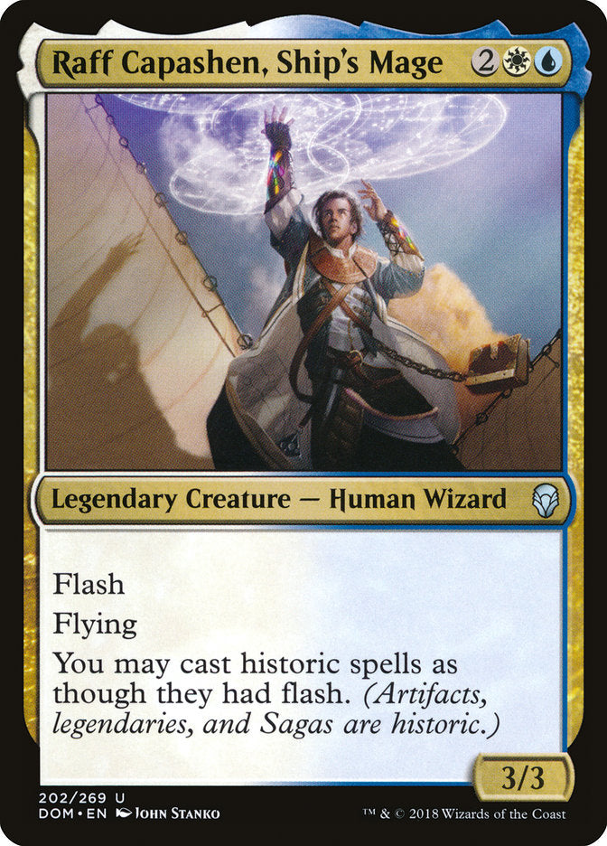 Raff Capashen, Ship's Mage - Foil