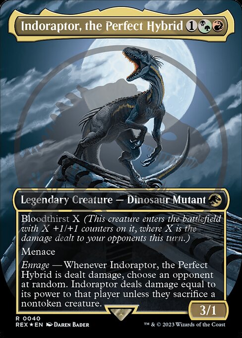Indoraptor, the Perfect Hybrid - Emblem Foil