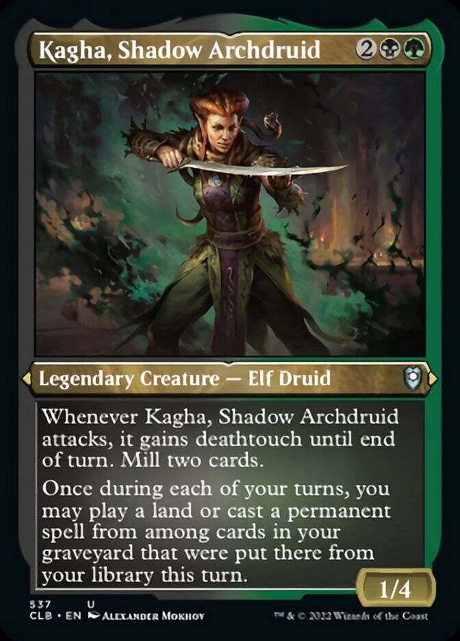 Kagha, Shadow Archdruid - Foil-Etched