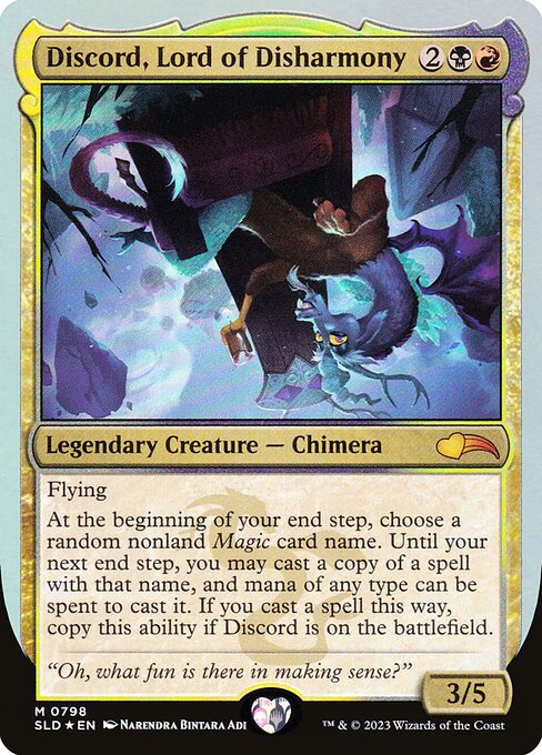 Discord, Lord of Disharmony - Foil