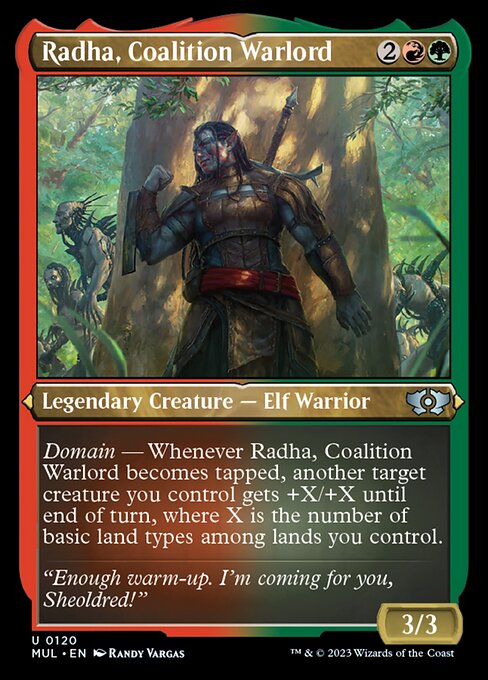 Radha, Coalition Warlord - Foil-Etched