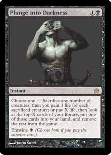 Plunge into Darkness - Foil