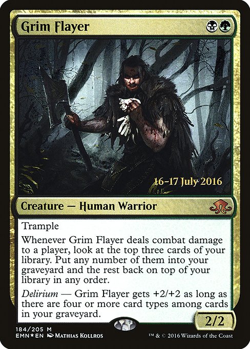 Grim Flayer - Foil - Prerelease Promo