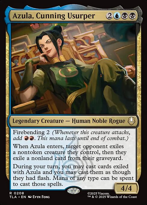 Azula, Cunning Usurper - Foil
