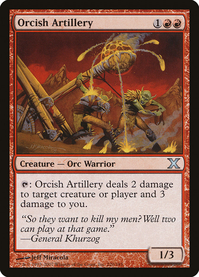 Orcish Artillery - Foil
