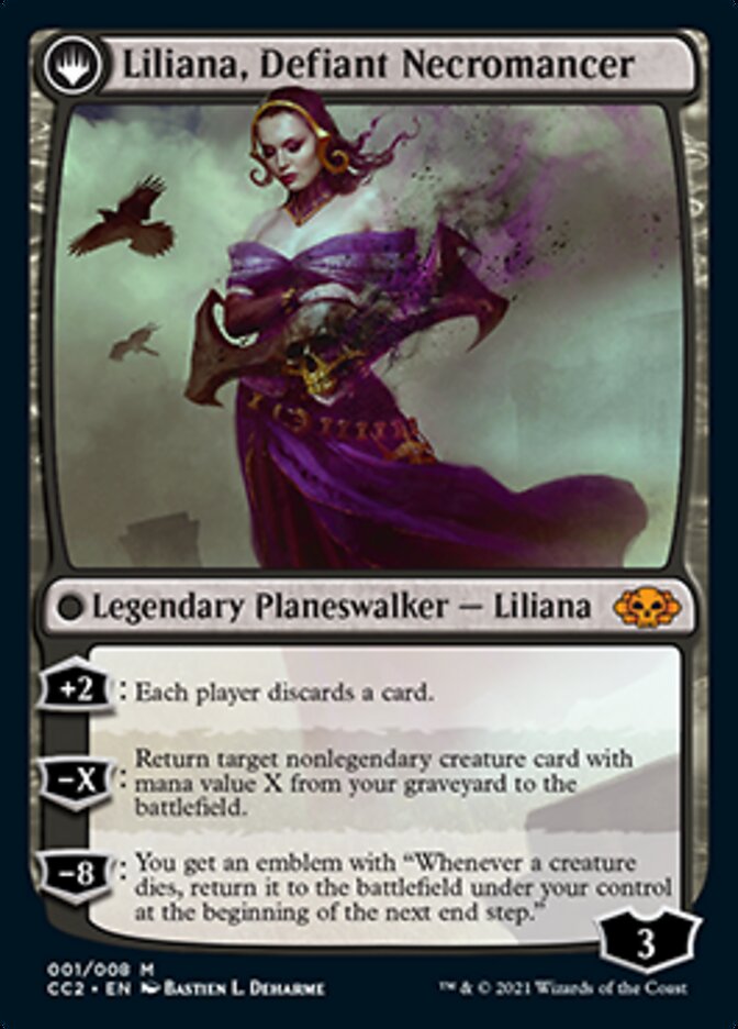 Liliana, Heretical Healer // Liliana, Defiant Necromancer