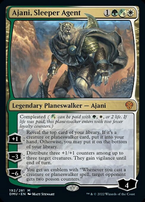 Ajani, Sleeper Agent (192) - Foil
