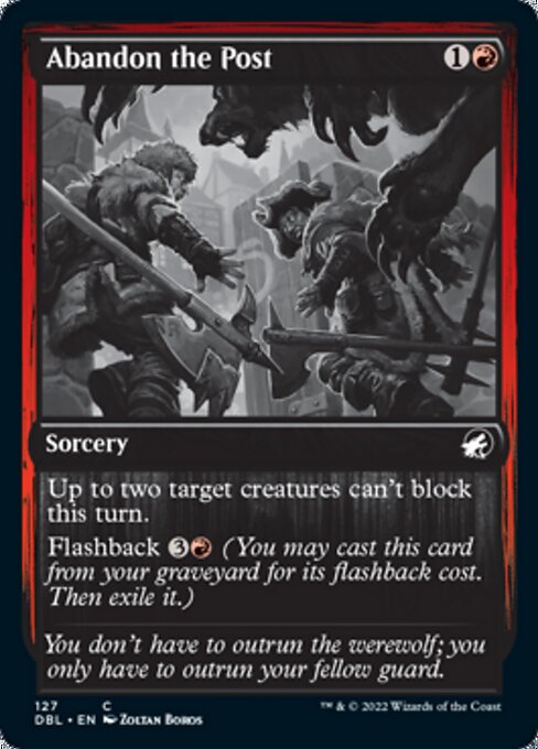 Abandon the Post - Foil