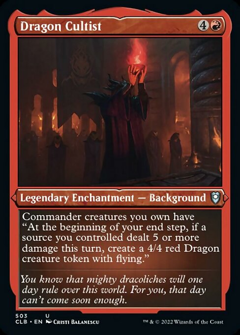 Dragon Cultist - Foil-Etched