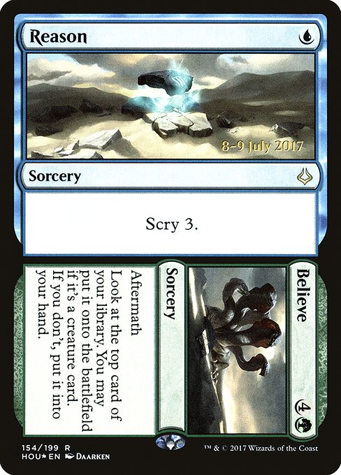Reason // Believe - Foil - Prerelease Promo