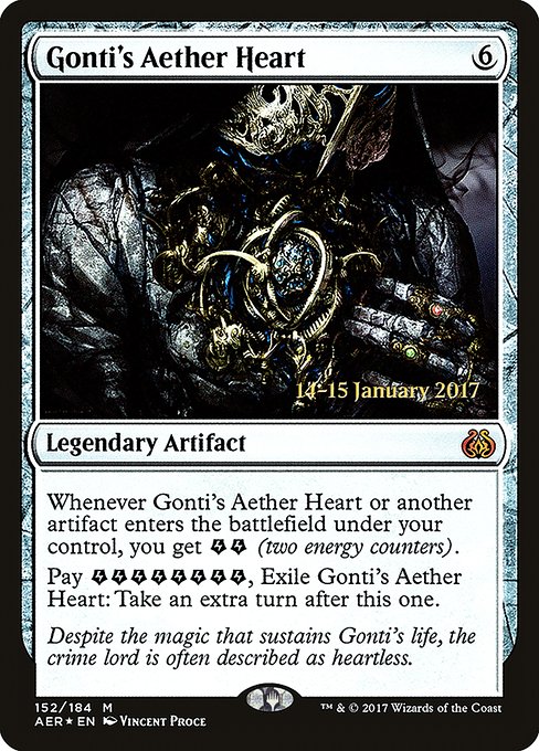 Gonti's Aether Heart - Foil - Prerelease Promo