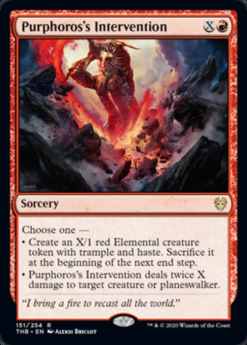 Purphoros's Intervention - Foil