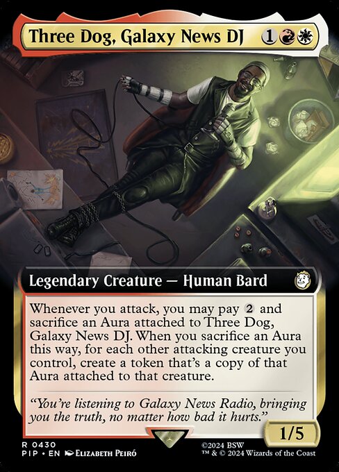 Three Dog, Galaxy News DJ - Foil