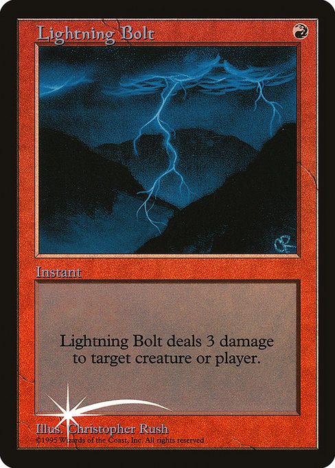 Lightning Bolt - Foil - Judge Promo