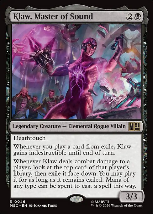 Klaw, Master of Sound - Surge Foil