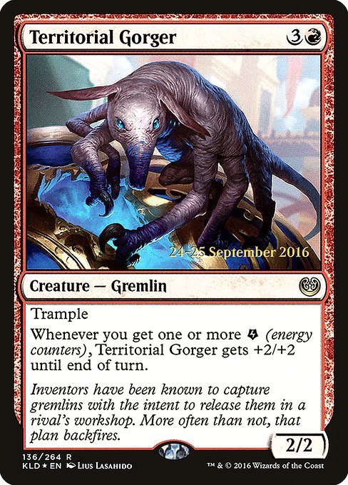 Territorial Gorger - Foil - Prerelease Promo