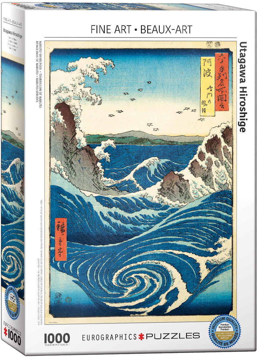 1000 - Naruto Whirlpool (Utagawa Hiroshige)