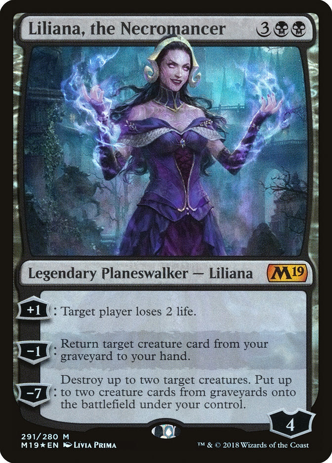 Liliana, the Necromancer - Foil - Planeswalker Deck Exclusive