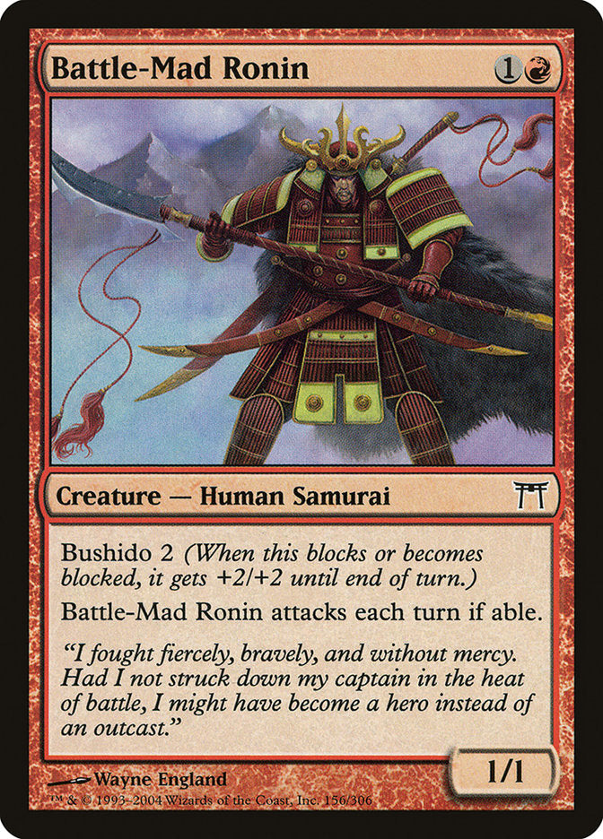 Battle-Mad Ronin - Foil