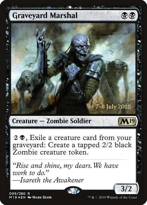 Graveyard Marshal - Foil - Prerelease Promo
