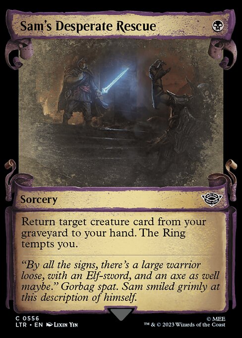 Sam's Desperate Rescue - Silver Foil