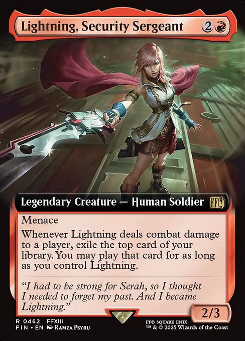 Lightning, Security Sergeant - Foil