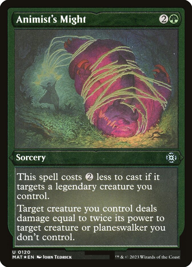 Animist's Might - Foil Etched