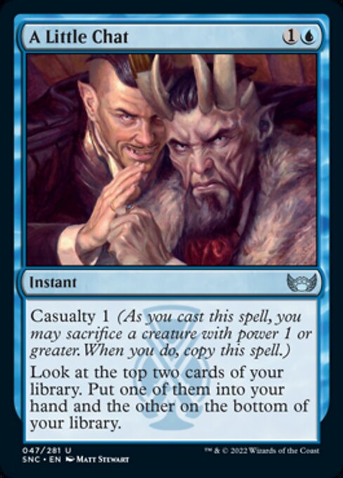 A Little Chat - Foil