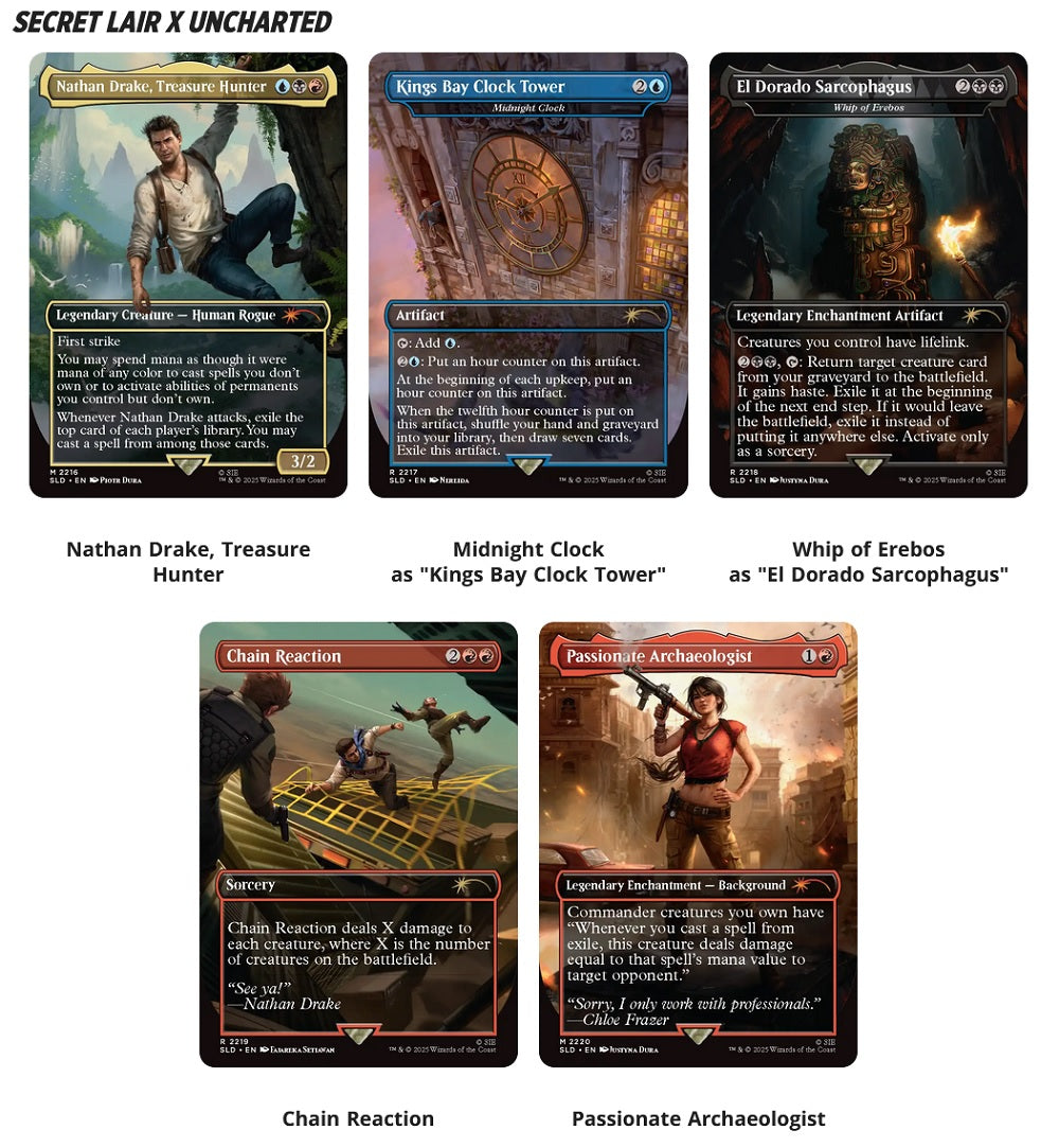 MTG - Secret Lair - Playstation - Uncharted (Non-Foil)