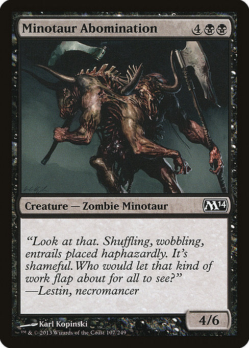 Minotaur Abomination - Foil