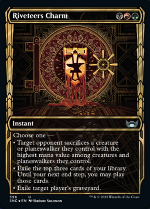 Riveteers Charm - Gilded Foil