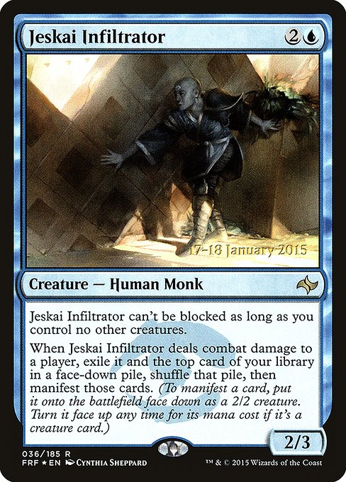 Jeskai Infiltrator - Foil - Prerelease Promo