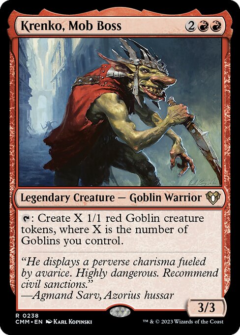 Krenko, Mob Boss - Foil