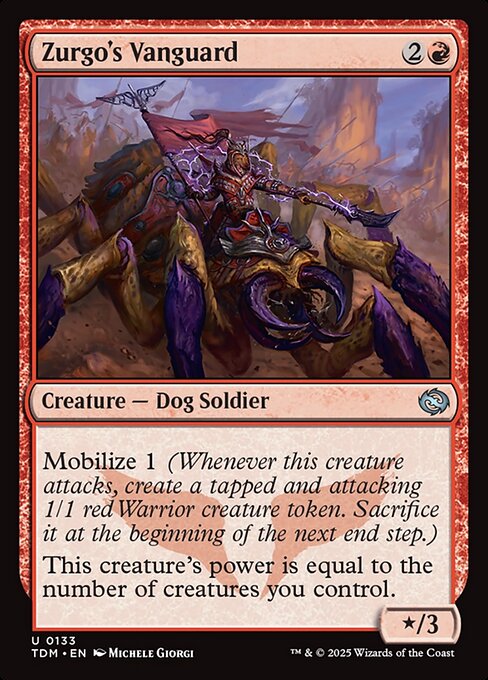 Zurgo's Vanguard - Foil