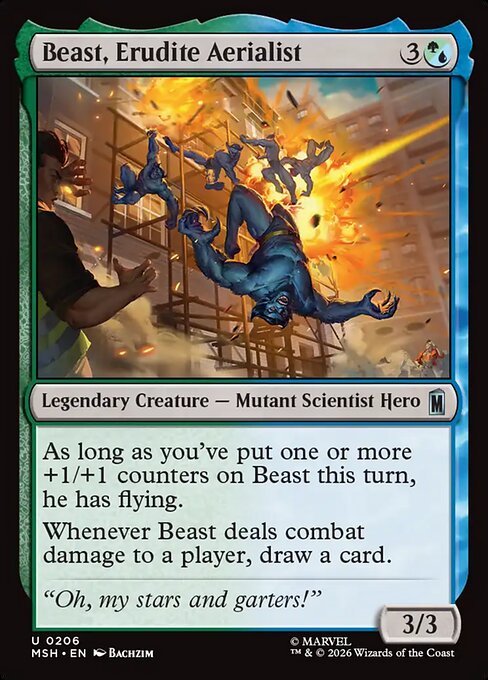 Beast, Erudite Aerialist - Foil