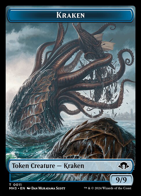 Kraken Token (MH3) - Foil