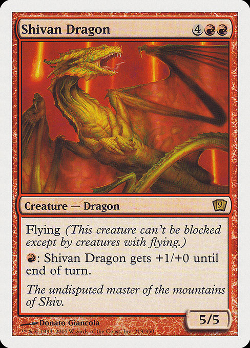 Shivan Dragon - Foil