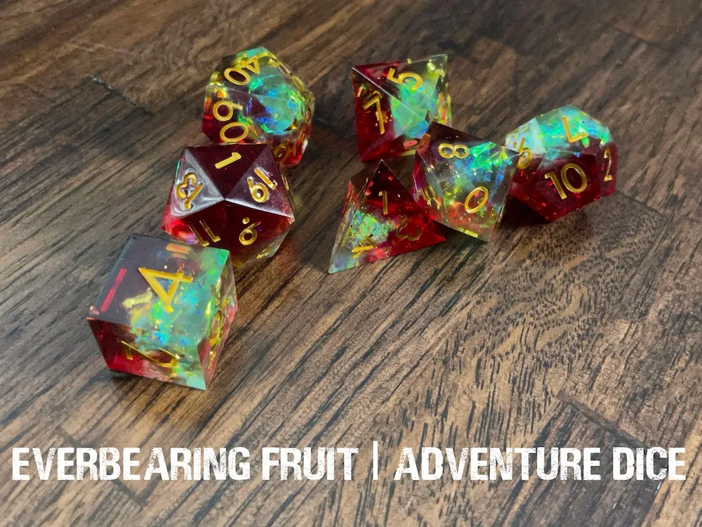 Premium RPG Dice Set - Everbearing Fruit