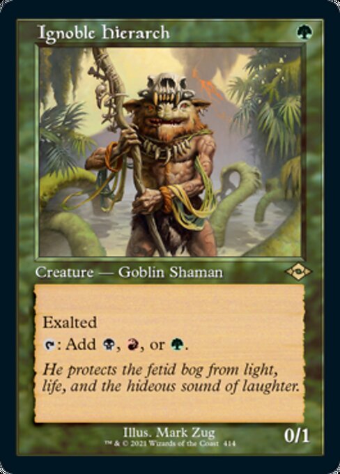 Ignoble Hierarch - Foil-Etched