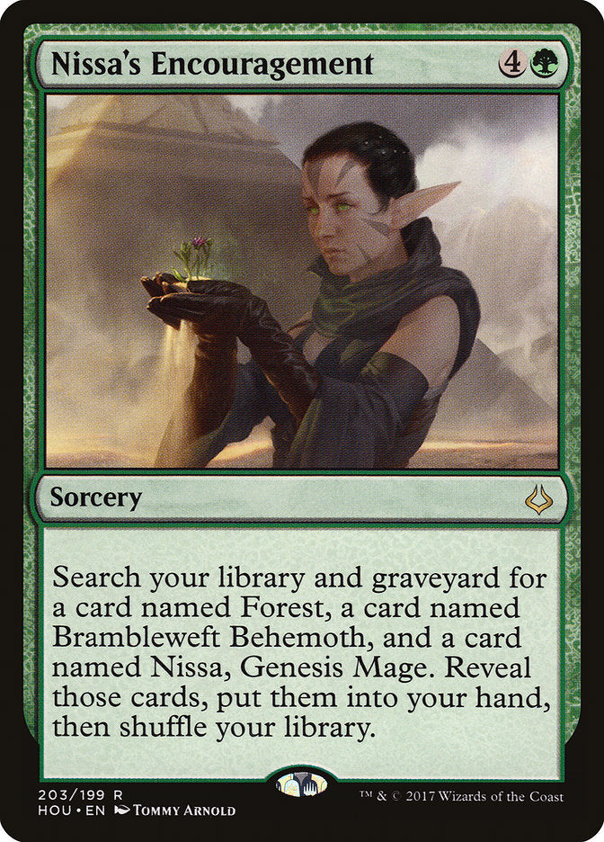 Nissa's Encouragement - Planeswalker Deck Exclusive