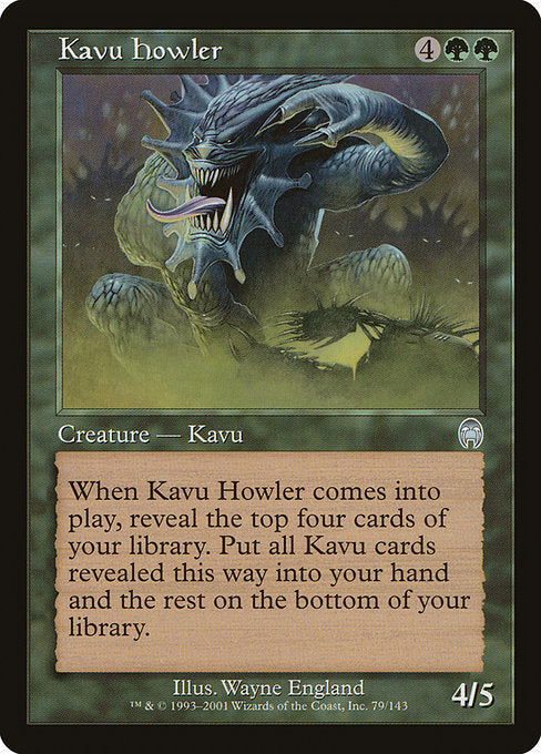 Kavu Howler - Foil