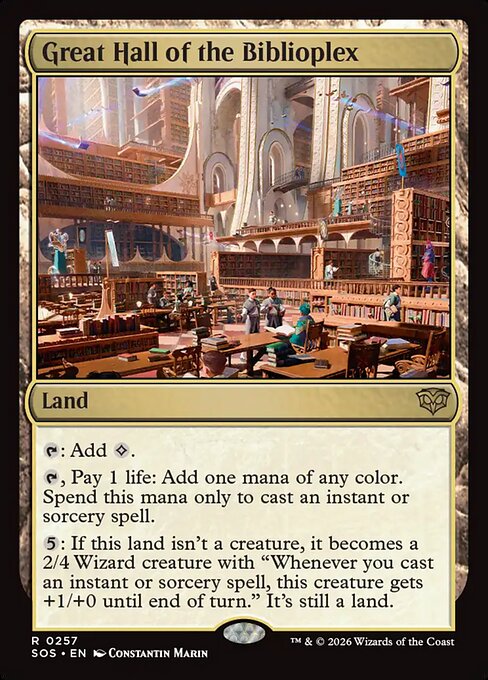 Great Hall of the Biblioplex - Foil