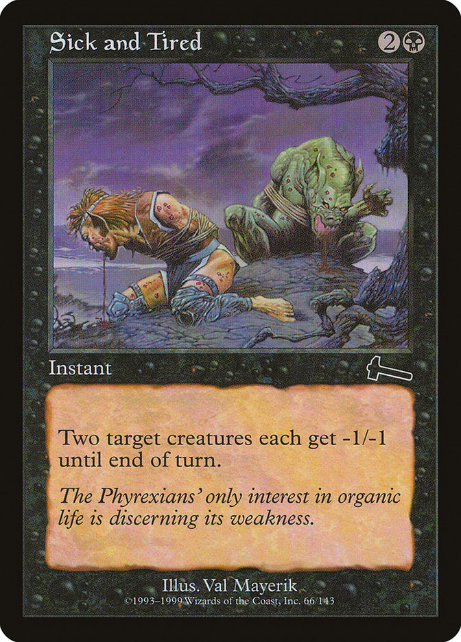 Sick and Tired - Foil