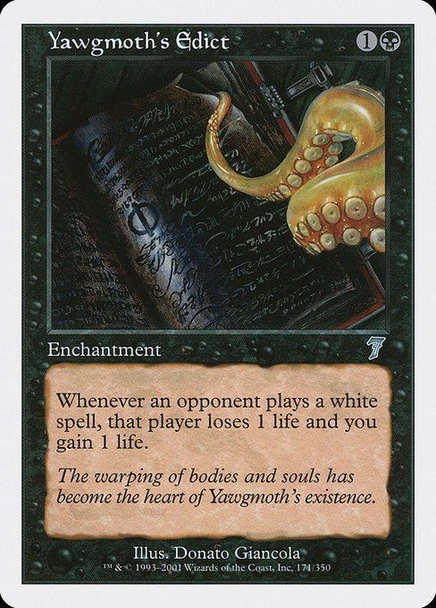 Yawgmoth's Edict - Foil