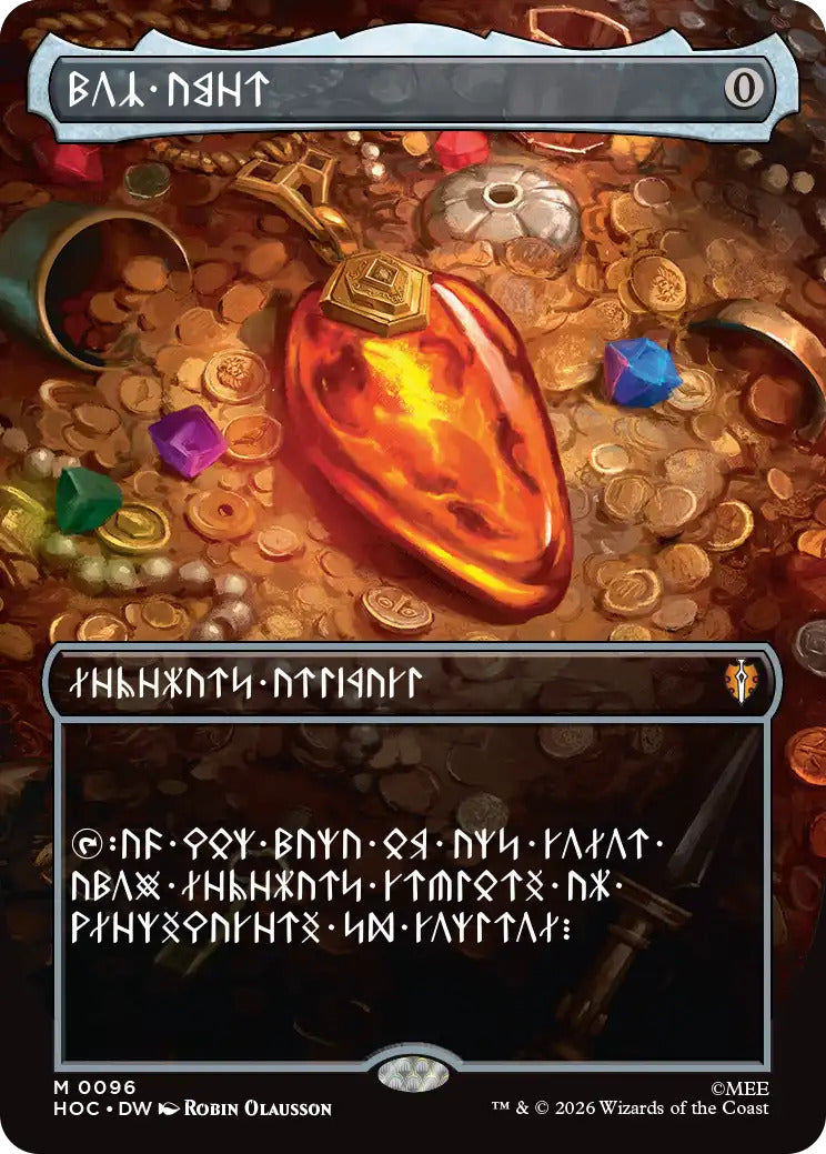 Mox Amber - Foil (Dwarvish)